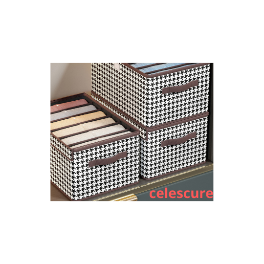 Organisateur de vêtements pliable haute capacité avec compartiments